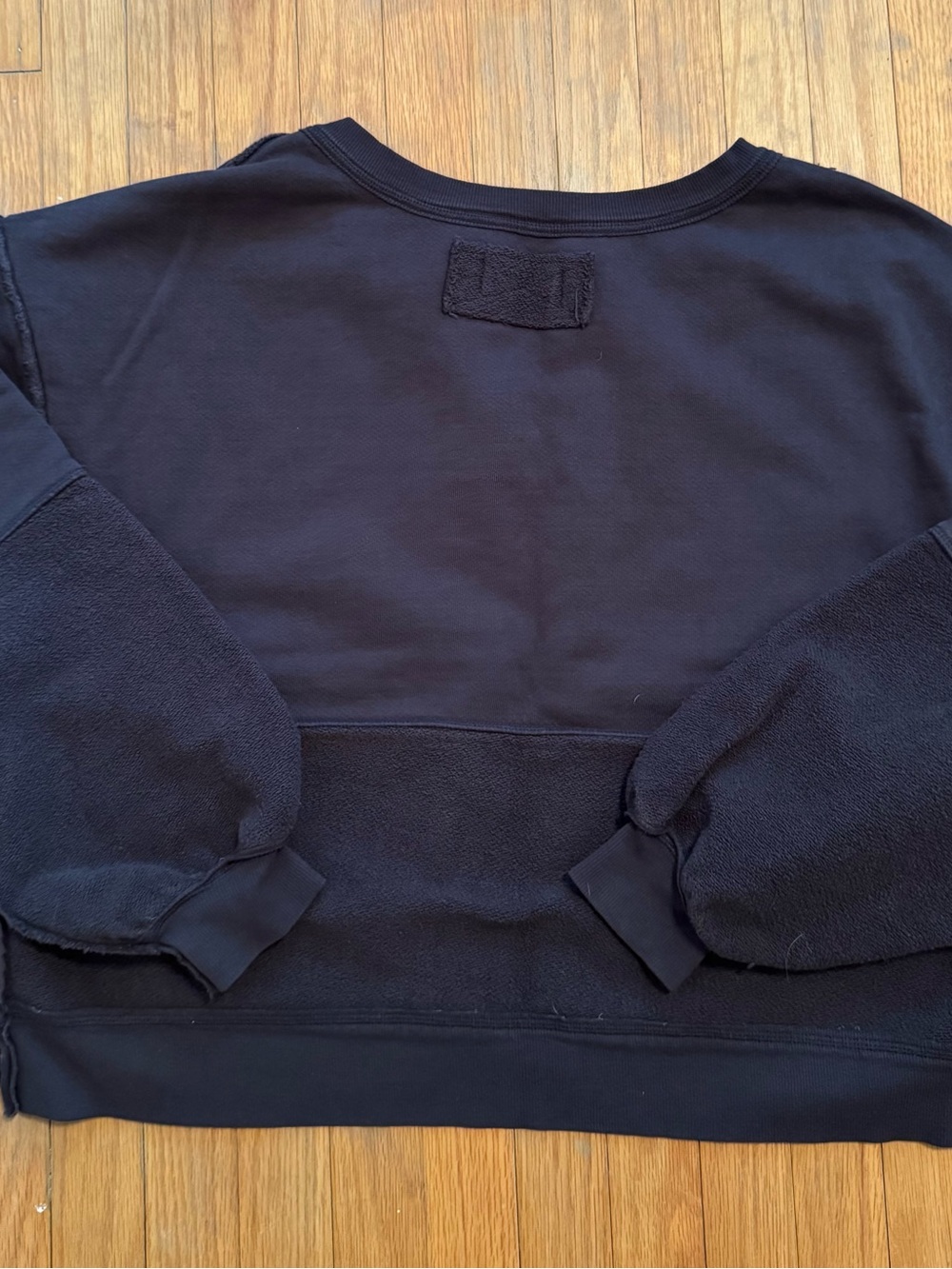 We the Free Cropped Pullover Sweatshirt - Black - Picture 5 of 5